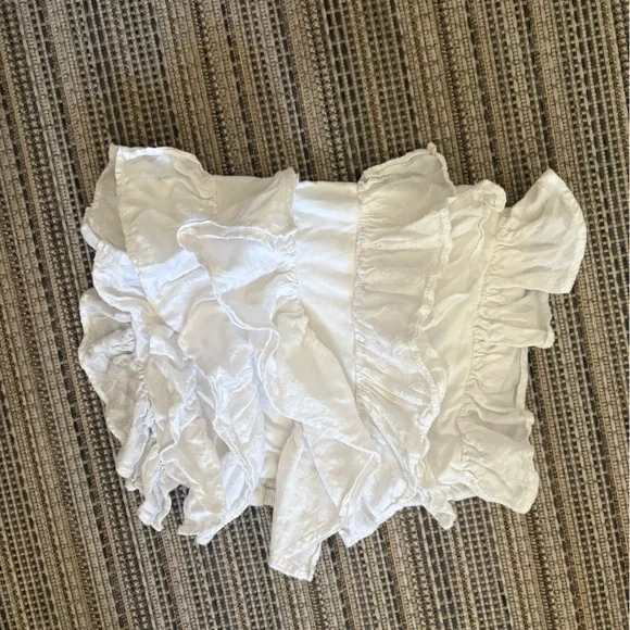 Anthropologie Ruffle Tube Top - Picture 3 of 5